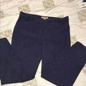 Burberry Navy Blue Trousers
